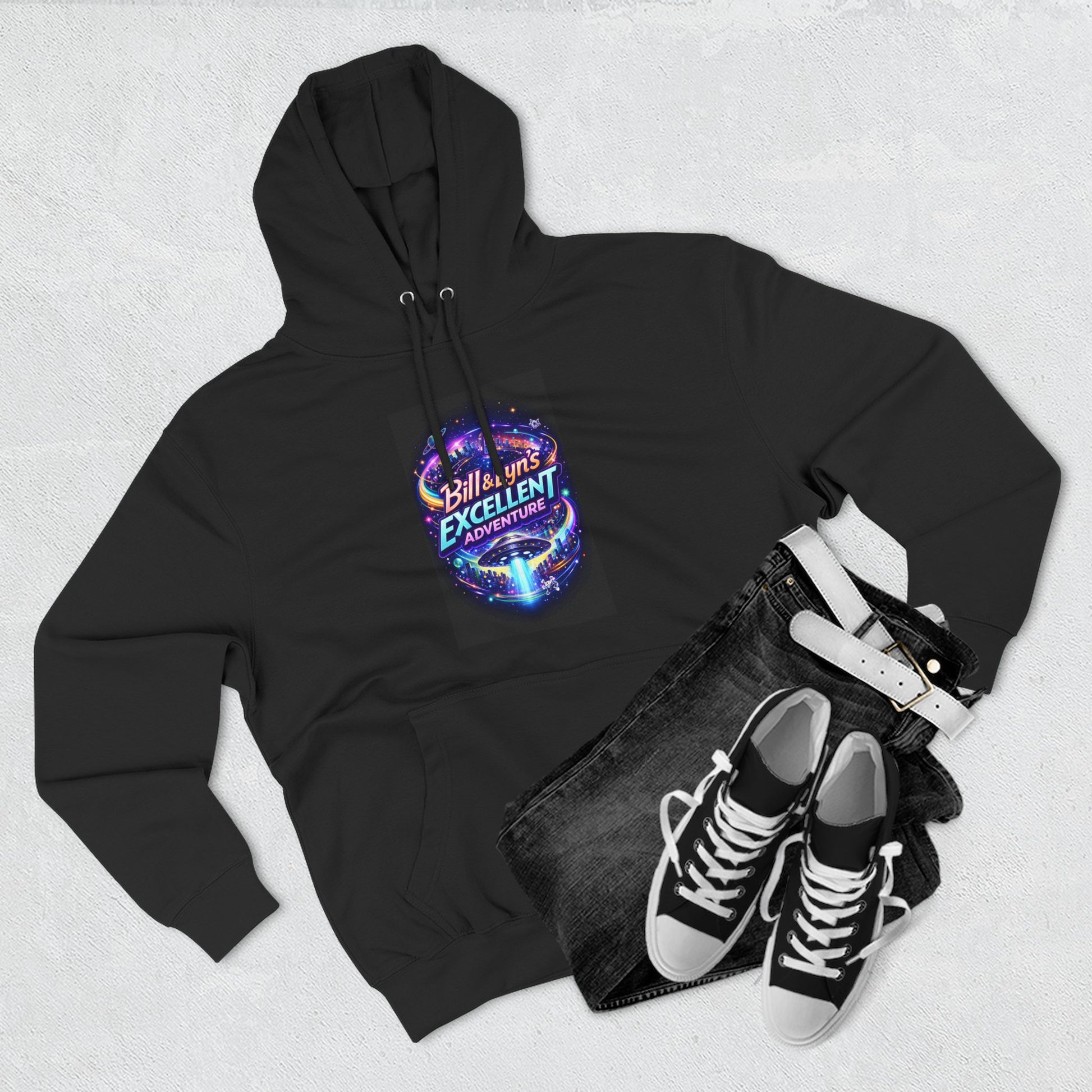 Three-Panel Fleece Hoodie 10