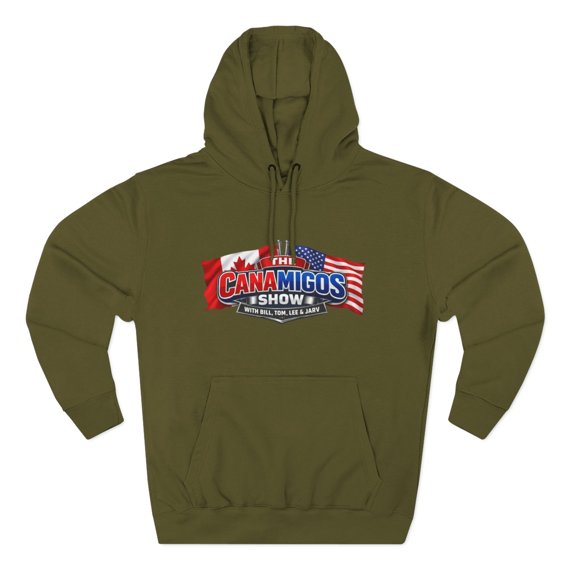Three-Panel Fleece Hoodie 9