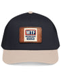 Mid Profile Baseball Cap with Leather Patch 5 (Rectangle)