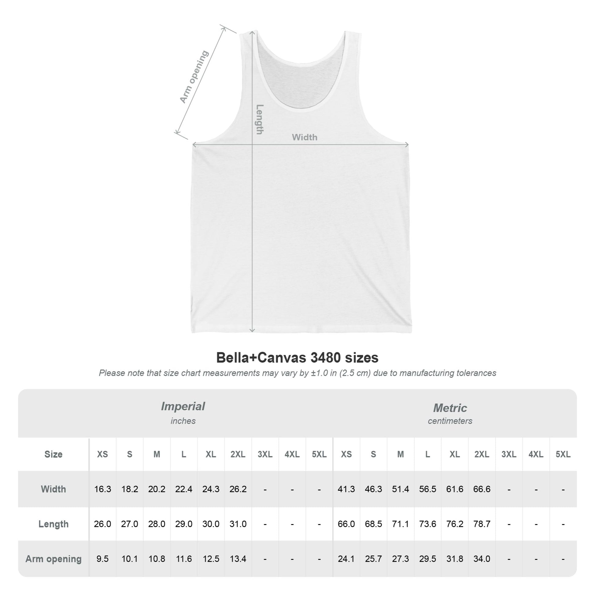 Unisex Jersey Tank 3
