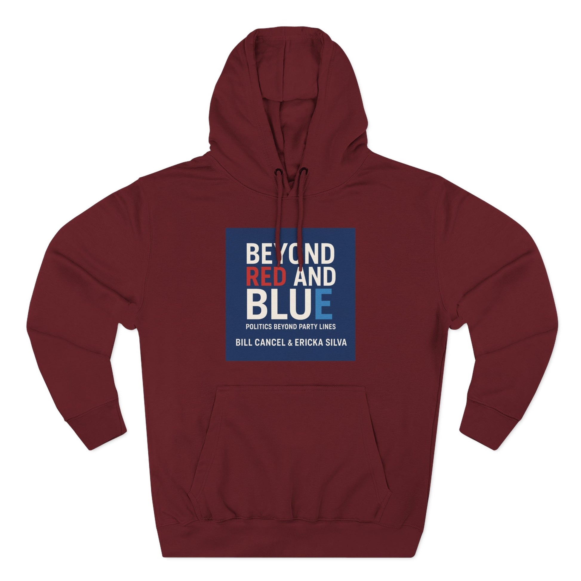 Three-Panel Fleece Hoodie 3