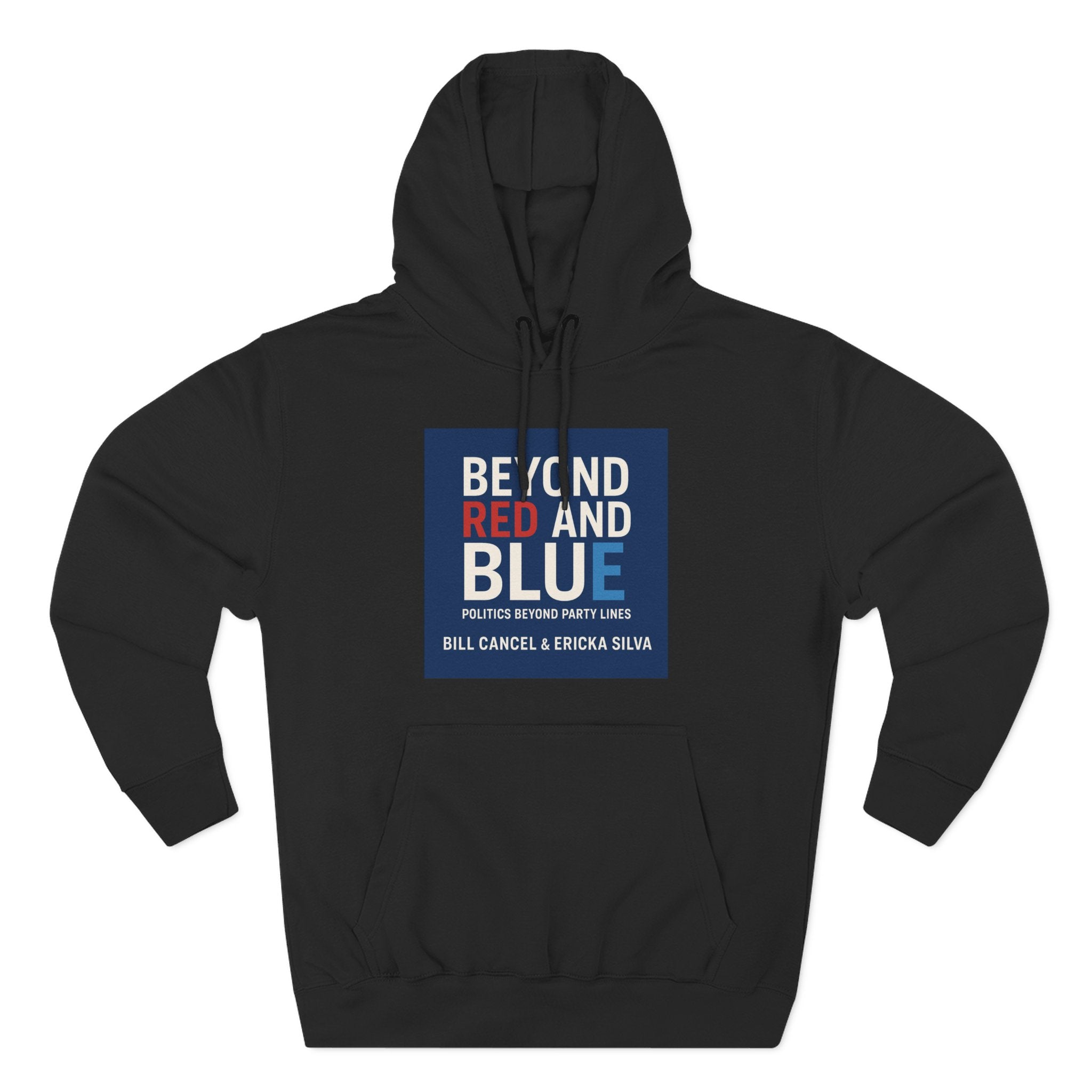 Three-Panel Fleece Hoodie 3