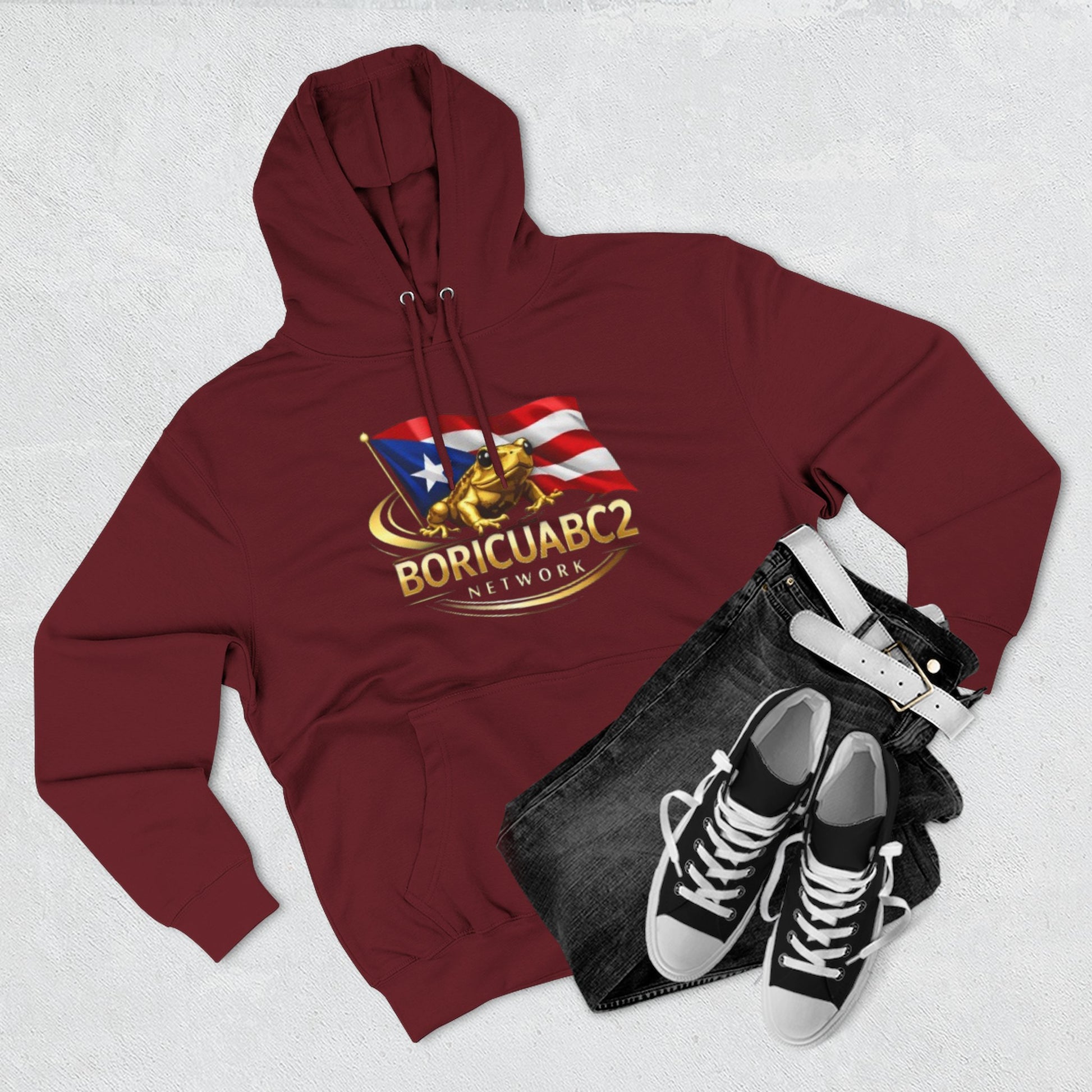 Three-Panel Fleece Hoodie 11