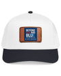 Mid Profile Baseball Cap with Leather Patch 3 (Rectangle)