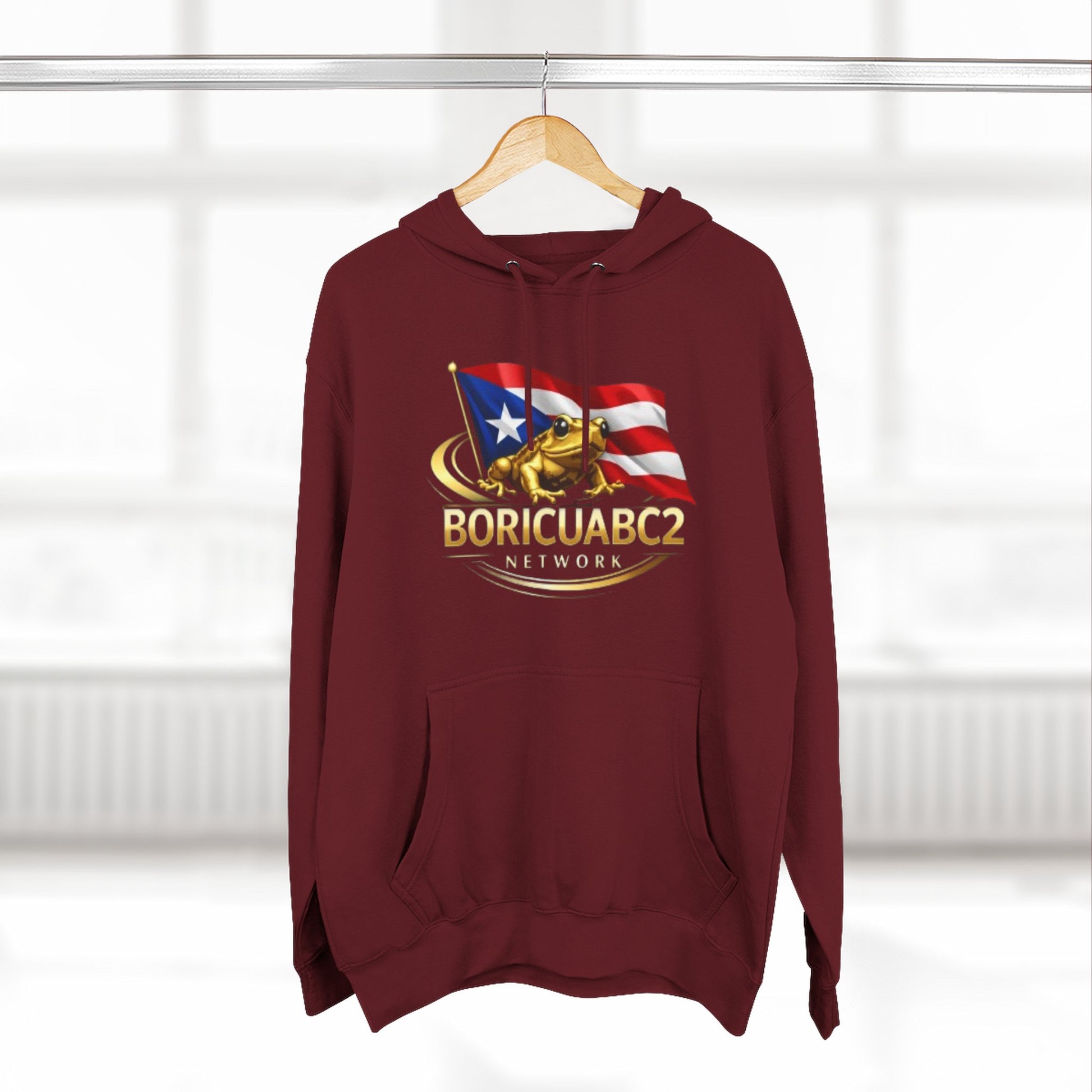 Three-Panel Fleece Hoodie 11