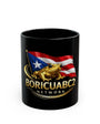 BoricuaBC2 Show Coffee Mug 11 11oz15oz featuring a coquí frog and Puerto Rican flag design.
