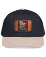 Mid Profile Baseball Cap with Leather Patch 8 (Rectangle)