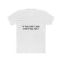 Unisex Cotton Crew Tee