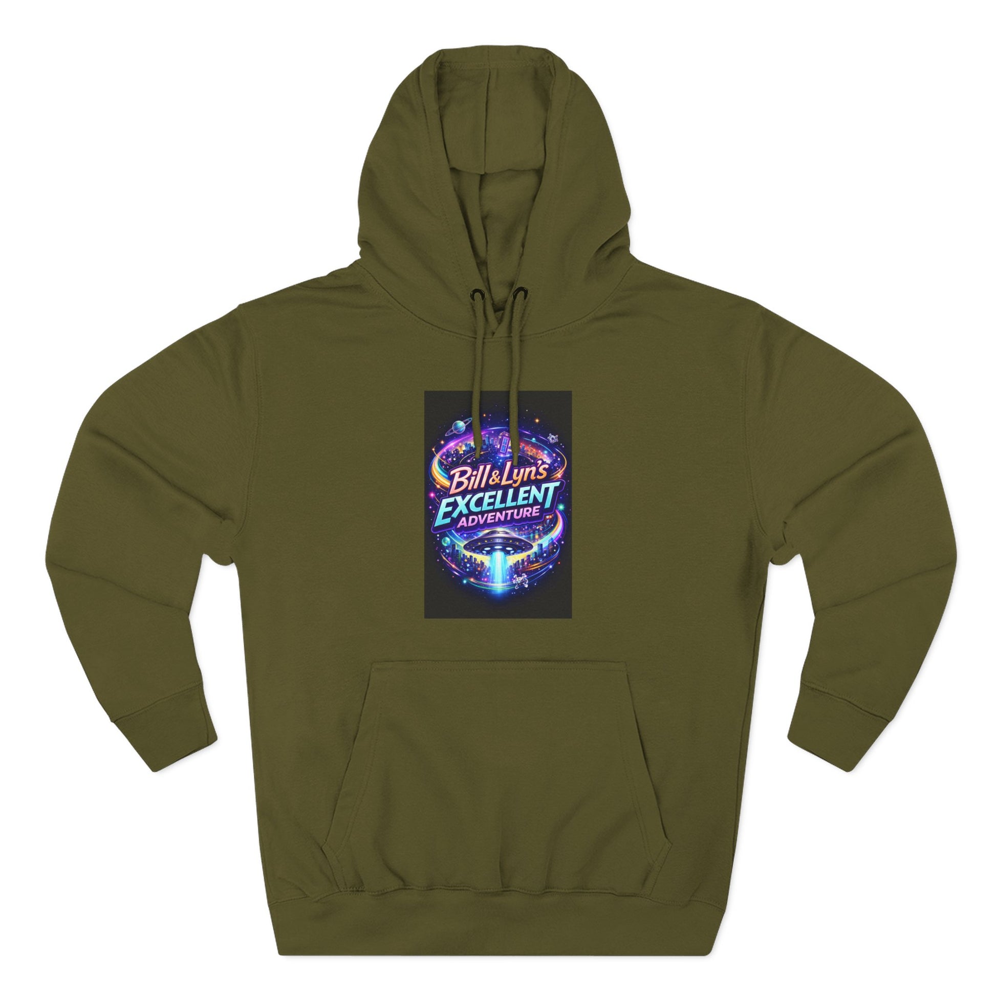 Three-Panel Fleece Hoodie 10