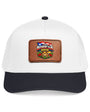 Mid Profile Baseball Cap with Leather Patch 4 (Rectangle)