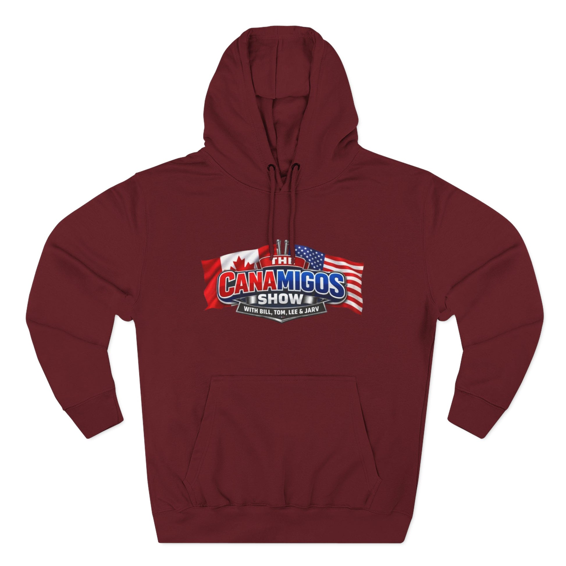Three-Panel Fleece Hoodie 9