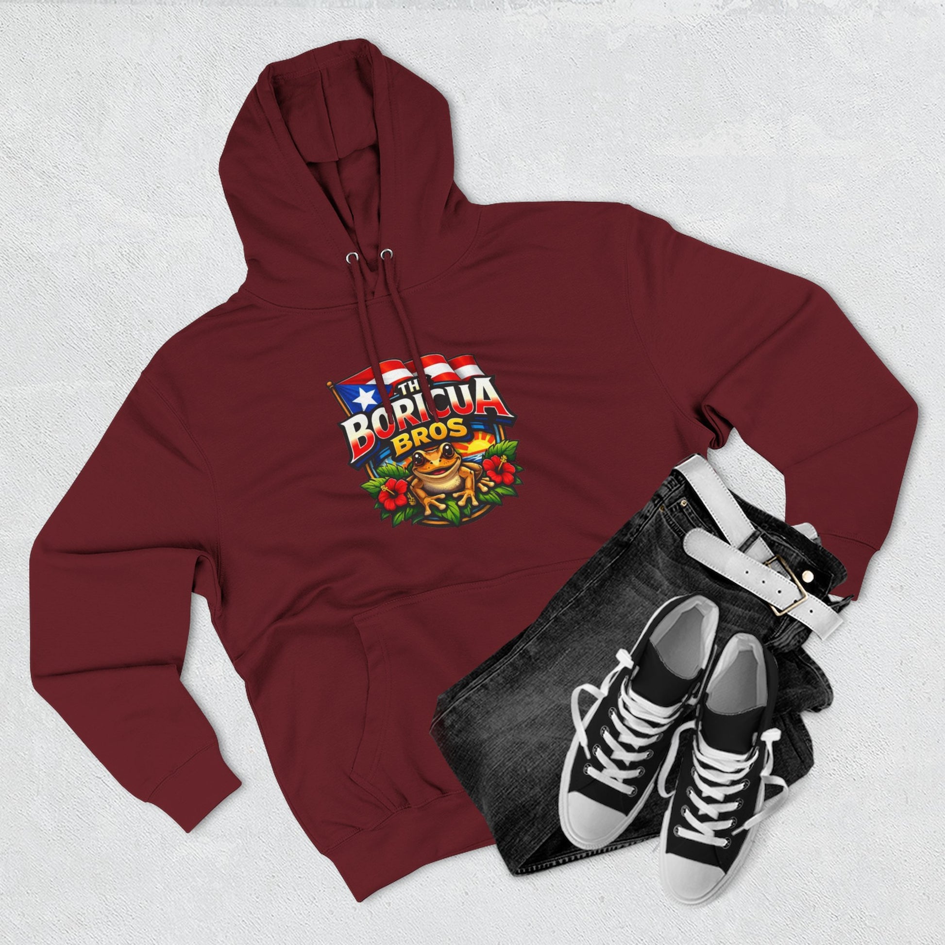 Three-Panel Fleece Hoodie 4