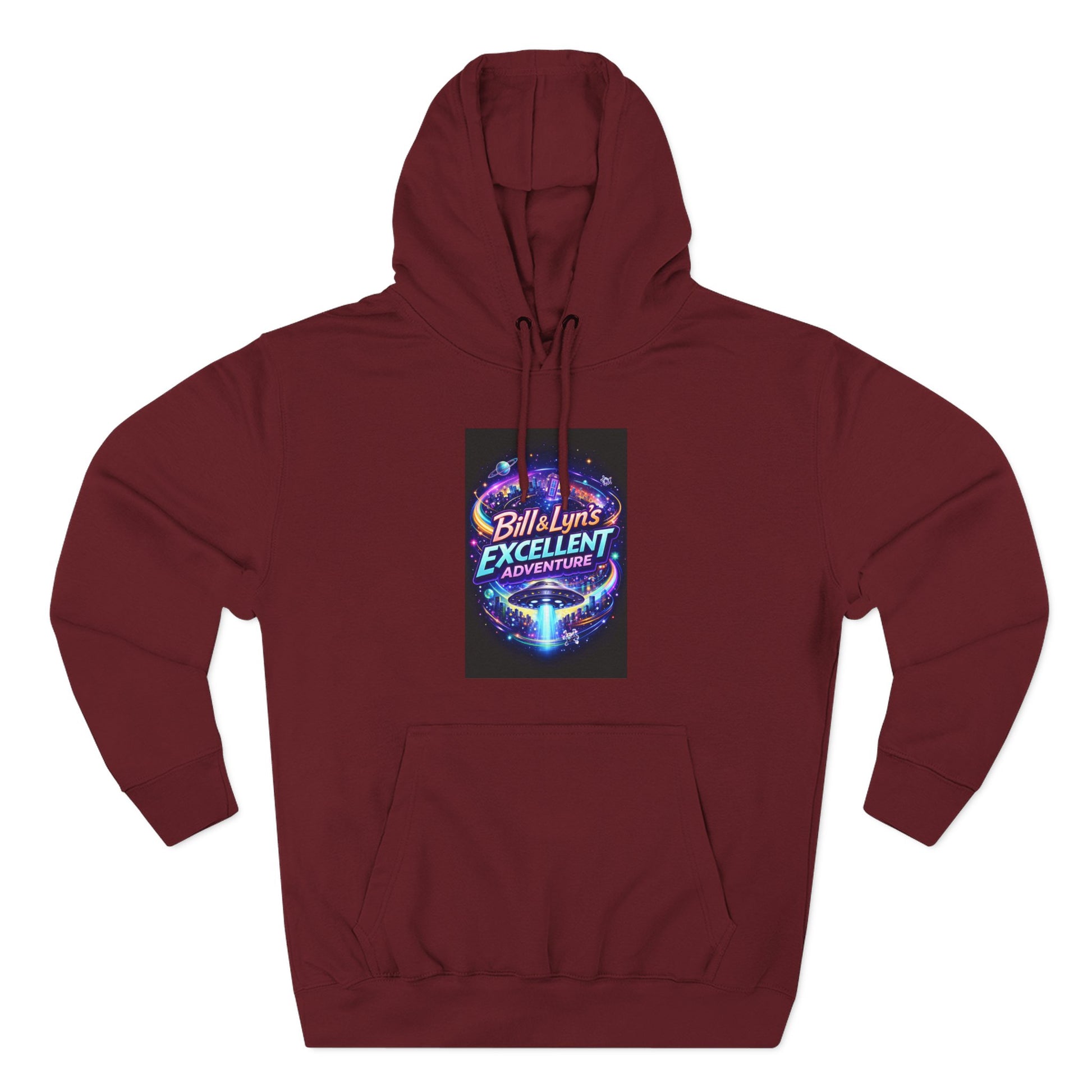 Three-Panel Fleece Hoodie 10