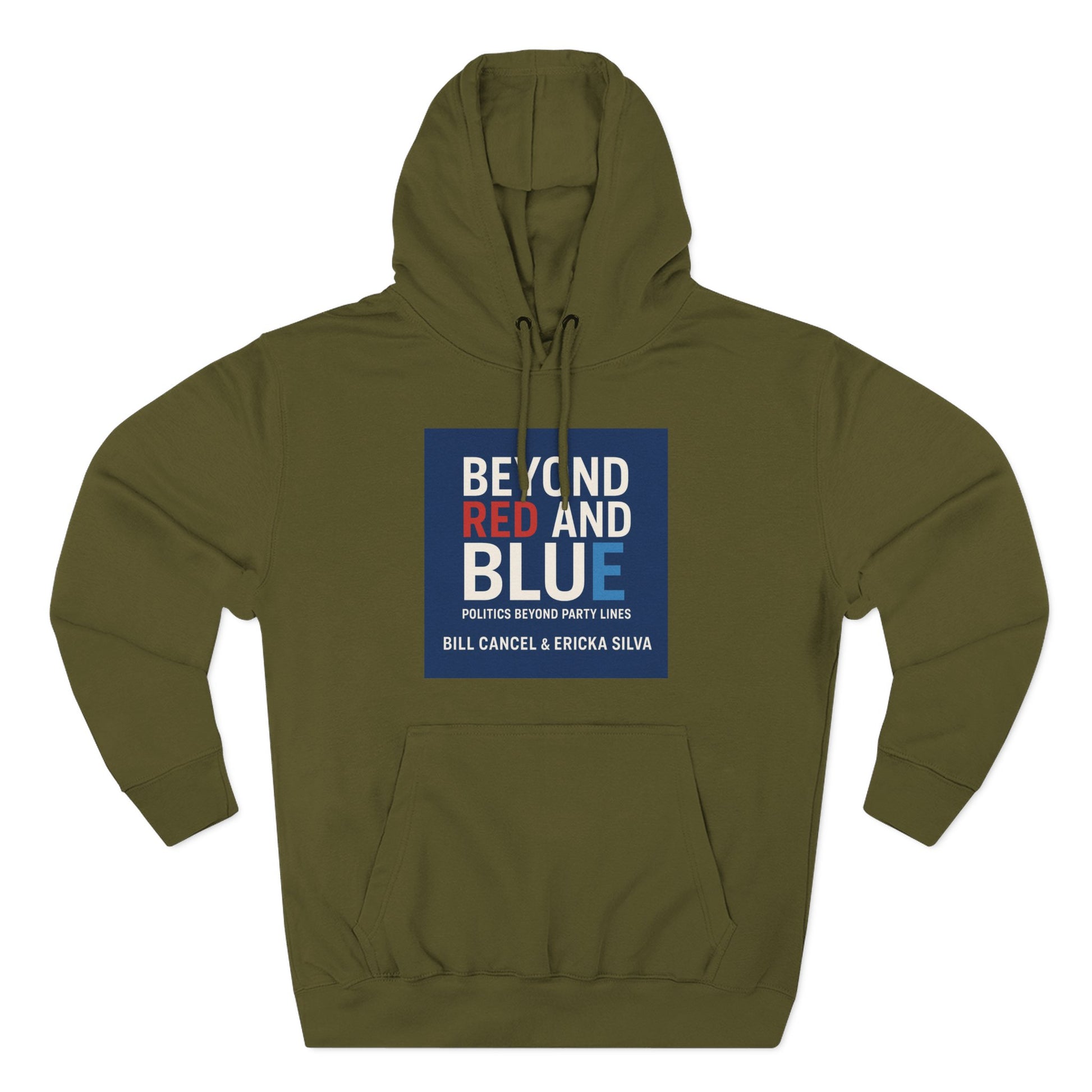 Three-Panel Fleece Hoodie 3