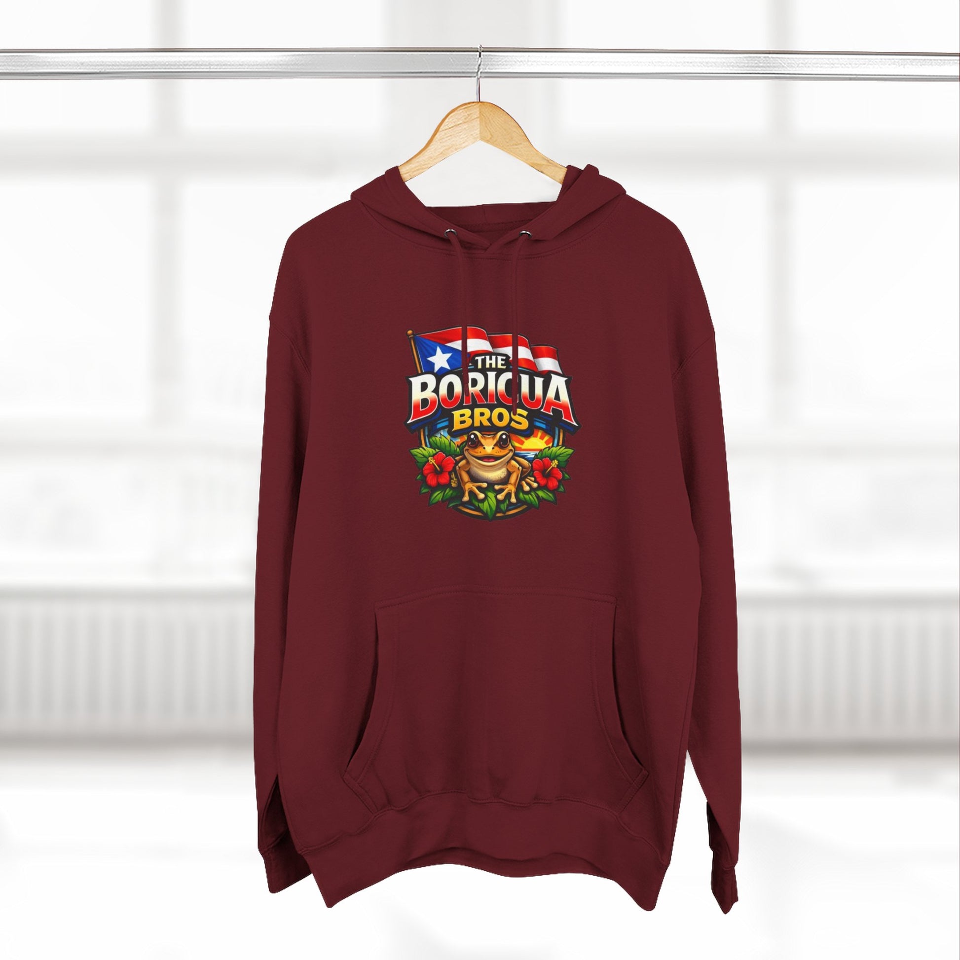 Three-Panel Fleece Hoodie 4